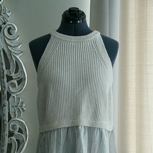 Maternity High Neck Tank